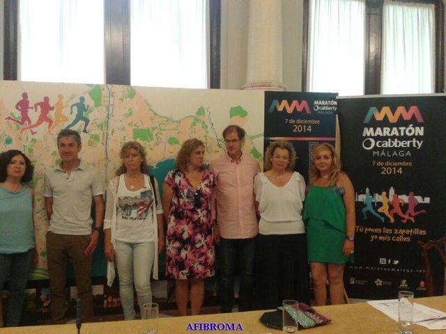 AFIBROMA Y APAFIMA V MARATÓN CABBERTY DE MÁLAGA
