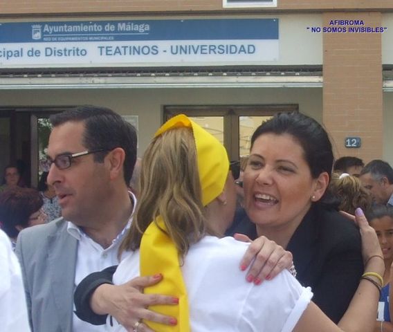 Delegado del Distrito Miguel Briones y Eva Sanchez
Directora.